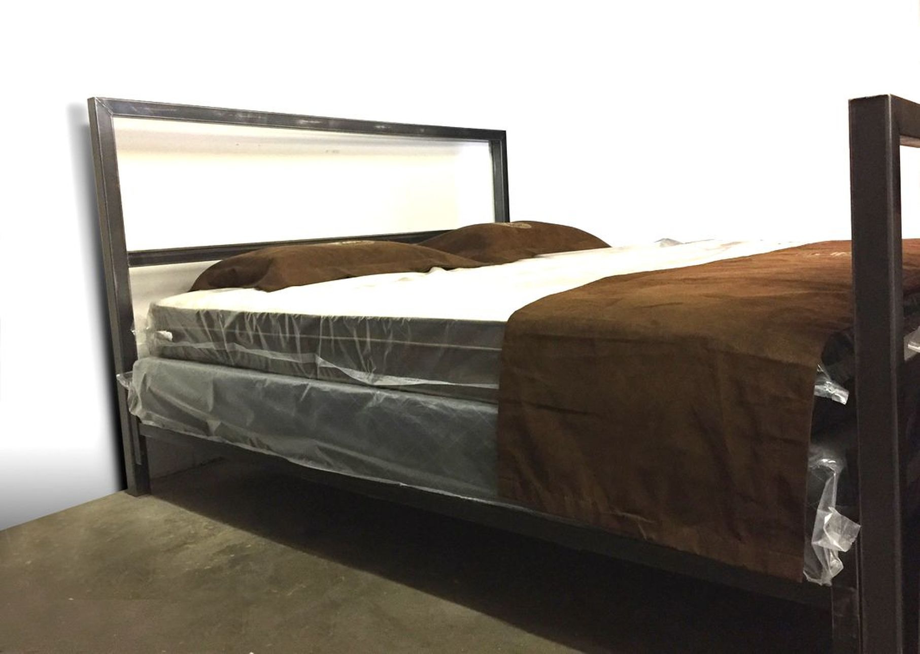 Denver, Colorado Industrial furniture modern bed king sized bed