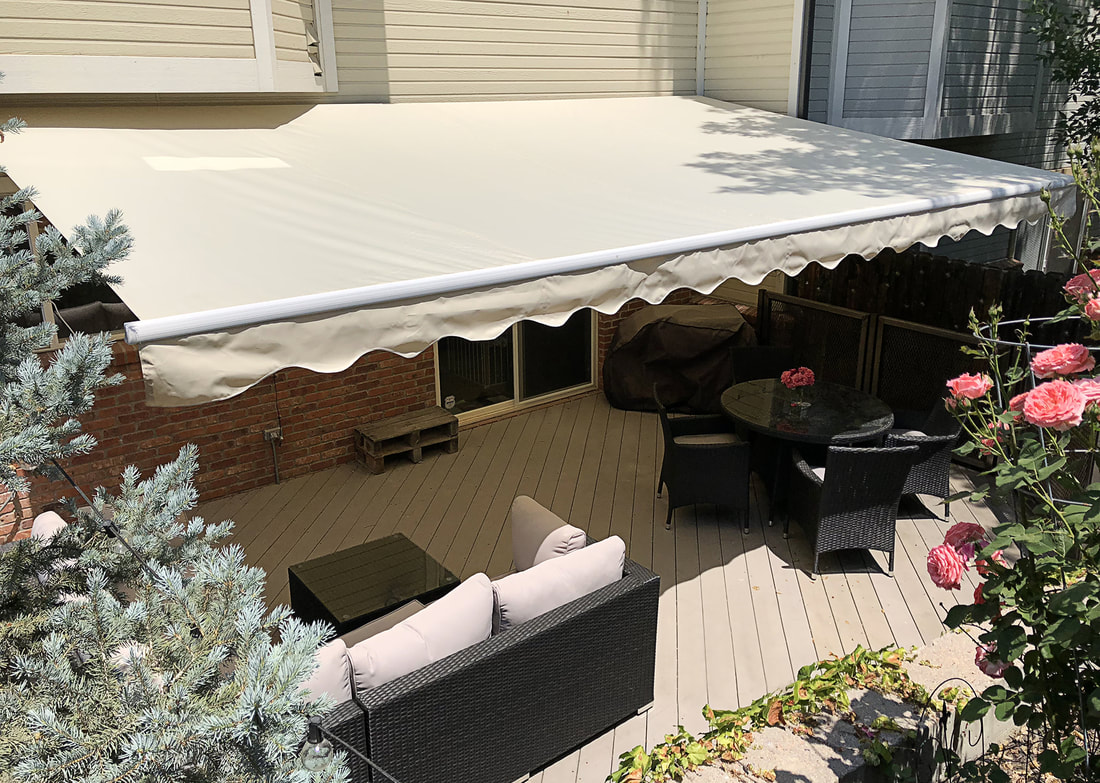 awning, retractable awning, residential awning, manual retractable awning, patio awning, retractable patio awning, outdoor furniture, modern outdoor furniture, upscale outdoor furniture, patio furniture, patio set, backyard patio set,outdoor furniture set,  patio dining 